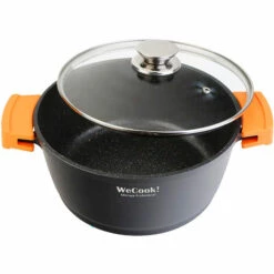 Wecook WCOK-CHEF4 Batterie De Cuisine à Induction 8 Pièces En Aluminium Anti-adhésif Sans PFOA Noir - Noir 8 Wecook WCOK-CHEF4 Batterie De Cuisine à Induction 8 Pièces En Aluminium Anti-adhésif Sans PFOA Noir - Noir -Accessoires de barbecue Soldes 58535448 4