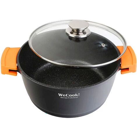 Wecook WCOK-CHEF4 Batterie De Cuisine à Induction 8 Pièces En Aluminium Anti-adhésif Sans PFOA Noir - Noir 4 Wecook WCOK-CHEF4 Batterie De Cuisine à Induction 8 Pièces En Aluminium Anti-adhésif Sans PFOA Noir - Noir – Image 4