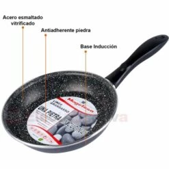 Magefesa K2 Gransasso Lot De 3 Poêles 18-20-24 Cm Induction, Antiadhésives PIERRE Gris - Gris 8 Magefesa K2 Gransasso Lot De 3 Poêles 18-20-24 Cm Induction, Antiadhésives PIERRE Gris - Gris -Accessoires de barbecue Soldes 58536161 4