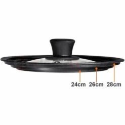 Magefesa TA182022242628 Couvercle De Poêle à Frire Casseroles 18-20-22, 24-26-28, Multi-diamètre Transparent - Transparent 7 Magefesa TA182022242628 Couvercle De Poêle à Frire Casseroles 18-20-22, 24-26-28, Multi-diamètre Transparent - Transparent -Accessoires de barbecue Soldes 58536165 3