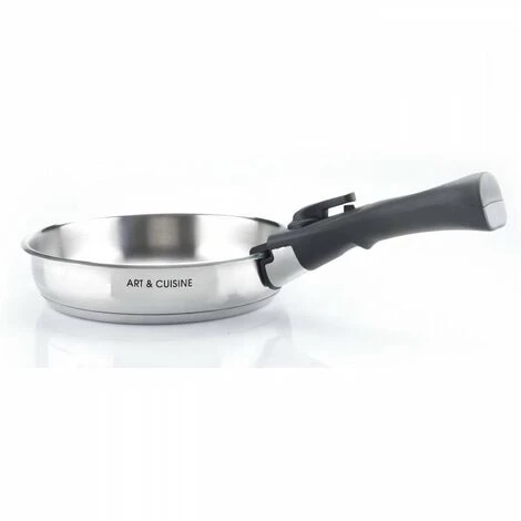 ART & CUISINE AC24BPS - Batterie De Cuisine 28 Pieces - Tous Feux Dont Induction - Inox 2 ART & CUISINE AC24BPS - Batterie De Cuisine 28 Pieces - Tous Feux Dont Induction - Inox – Image 2