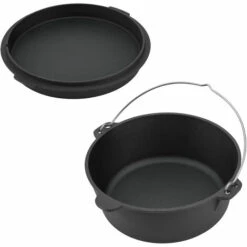 Cocotte Enkhuizen En Fonte Pour 14-20 Personnes 13,6 Litres [en.casa] -Accessoires de barbecue Soldes 58805538 4