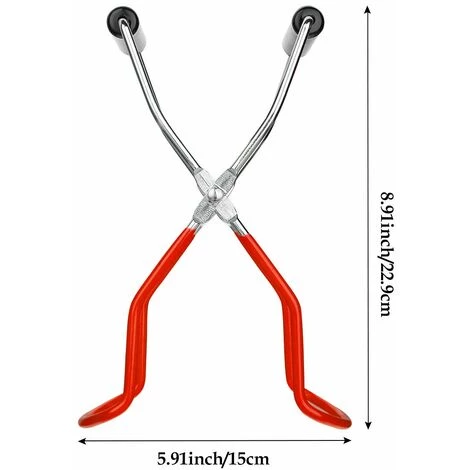 ENLENK Pinces De Bocal, Clip Anti-Brûlure, Pince À Bocal, Pinces De Levage De Bocal En Conserve En Acier Inoxydable Avec Poignée De Poignée Pour Bocaux à Conserves Chauds Et Bocaux à Conserves (rouge) 2 ENLENK Pinces De Bocal, Clip Anti-Brûlure, Pince À Bocal, Pinces De Levage De Bocal En Conserve En Acier Inoxydable Avec Poignée De Poignée Pour Bocaux à Conserves Chauds Et Bocaux à Conserves (rouge) – Image 2