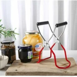 ENLENK Pinces De Bocal, Clip Anti-Brûlure, Pince À Bocal, Pinces De Levage De Bocal En Conserve En Acier Inoxydable Avec Poignée De Poignée Pour Bocaux à Conserves Chauds Et Bocaux à Conserves (rouge) 9 ENLENK Pinces De Bocal, Clip Anti-Brûlure, Pince À Bocal, Pinces De Levage De Bocal En Conserve En Acier Inoxydable Avec Poignée De Poignée Pour Bocaux à Conserves Chauds Et Bocaux à Conserves (rouge) -Accessoires de barbecue Soldes 58843355 5