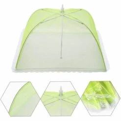 HIASDFLS 4 Pcs Cloche Alimentaire/Cloche Anti-Insectes/Aliments Tente/Couvercle De Nourriture Pliante Écran En Maille Parapluie-Niques, Bbq Et Plus - 4 Couleurs (Rose, Vert, Jaune, Bleu) 7 HIASDFLS 4 Pcs Cloche Alimentaire/Cloche Anti-Insectes/Aliments Tente/Couvercle De Nourriture Pliante Écran En Maille Parapluie-Niques, Bbq Et Plus - 4 Couleurs (Rose, Vert, Jaune, Bleu) -Accessoires de barbecue Soldes 59007959 3