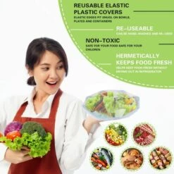 HIASDFLS Lot De 100 Housses De Protection Jetables En Plastique Pour Fruits Et Légumes 9 HIASDFLS Lot De 100 Housses De Protection Jetables En Plastique Pour Fruits Et Légumes -Accessoires de barbecue Soldes 59007972 5