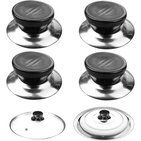 DKSFJKL Bouton De Couvercle,4 Pièces Poignée Couvercle Poele, Bouton Couvercle Casserole Housses, Poignée Couvercle Casserole Convient Aux Bouilloires Poêles Couvercles D'ustensiles De Cuisine 1 DKSFJKL Bouton De Couvercle,4 Pièces Poignée Couvercle Poele, Bouton Couvercle Casserole Housses, Poignée Couvercle Casserole Convient Aux Bouilloires Poêles Couvercles D'ustensiles De Cuisine