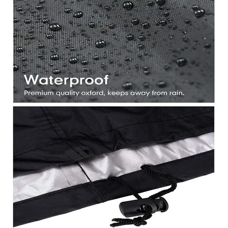 LYCXAMES Housse Barbecue Barbecook Ronde 58*77CM Bâche Housse De Protection BBQ Résistante 210D Imperméable Antipoussière Anti -UV Anti-vieillissement Couverture De Grill Sangle Ajustable 3 LYCXAMES Housse Barbecue Barbecook Ronde 58*77CM Bâche Housse De Protection BBQ Résistante 210D Imperméable Antipoussière Anti -UV Anti-vieillissement Couverture De Grill Sangle Ajustable – Image 3