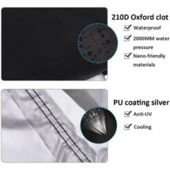 LYCXAMES Housse Barbecue Barbecook Ronde 58*77CM Bâche Housse De Protection BBQ Résistante 210D Imperméable Antipoussière Anti -UV Anti-vieillissement Couverture De Grill Sangle Ajustable 8 LYCXAMES Housse Barbecue Barbecook Ronde 58*77CM Bâche Housse De Protection BBQ Résistante 210D Imperméable Antipoussière Anti -UV Anti-vieillissement Couverture De Grill Sangle Ajustable -Accessoires de barbecue Soldes 59149337 4