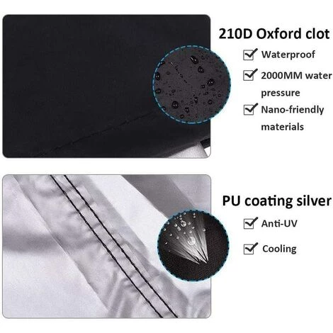 LYCXAMES Housse Barbecue Barbecook Ronde 58*77CM Bâche Housse De Protection BBQ Résistante 210D Imperméable Antipoussière Anti -UV Anti-vieillissement Couverture De Grill Sangle Ajustable 4 LYCXAMES Housse Barbecue Barbecook Ronde 58*77CM Bâche Housse De Protection BBQ Résistante 210D Imperméable Antipoussière Anti -UV Anti-vieillissement Couverture De Grill Sangle Ajustable – Image 4