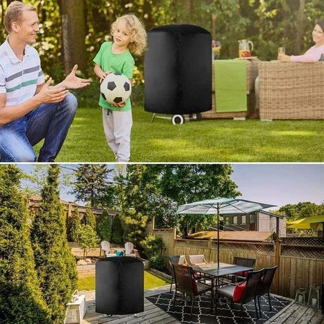 LYCXAMES Housse Barbecue Barbecook Ronde 58*77CM Bâche Housse De Protection BBQ Résistante 210D Imperméable Antipoussière Anti -UV Anti-vieillissement Couverture De Grill Sangle Ajustable 5 LYCXAMES Housse Barbecue Barbecook Ronde 58*77CM Bâche Housse De Protection BBQ Résistante 210D Imperméable Antipoussière Anti -UV Anti-vieillissement Couverture De Grill Sangle Ajustable – Image 5