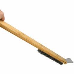 OUSUDELA Brosse Metallique Et Racloir 2 En 1 Pour Four A Pizza Ooni: Brosse De Nettoyage Pour Pierre A Pizza Et Grille Barbecue 8 OUSUDELA Brosse Metallique Et Racloir 2 En 1 Pour Four A Pizza Ooni: Brosse De Nettoyage Pour Pierre A Pizza Et Grille Barbecue -Accessoires de barbecue Soldes 59207192 4