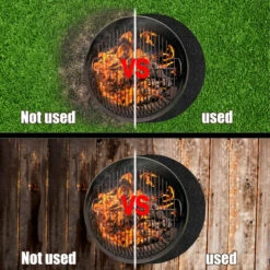 QERSTA Tapis De Feu Feu Tapis Four Extérieur Brasier Tapis Isolant Noir Rond Ignifuge Rond 40 Pouces 9 QERSTA Tapis De Feu Feu Tapis Four Extérieur Brasier Tapis Isolant Noir Rond Ignifuge Rond 40 Pouces -Accessoires de barbecue Soldes 59292795 5