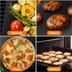 ZOLGINAH Tapis De Cuisson Pour Barbecue, 40x33cm Set De 8 Feuilles De BBQ Réutilisable Extérieur, Cuisson Mats Plancha Pour Barbecue Gaz, Weber Charbon Barbecue, Postuler à Plaques Et Grilles Pour Cuisson 9 ZOLGINAH Tapis De Cuisson Pour Barbecue, 40x33cm Set De 8 Feuilles De BBQ Réutilisable Extérieur, Cuisson Mats Plancha Pour Barbecue Gaz, Weber Charbon Barbecue, Postuler à Plaques Et Grilles Pour Cuisson -Accessoires de barbecue Soldes 59344194 5