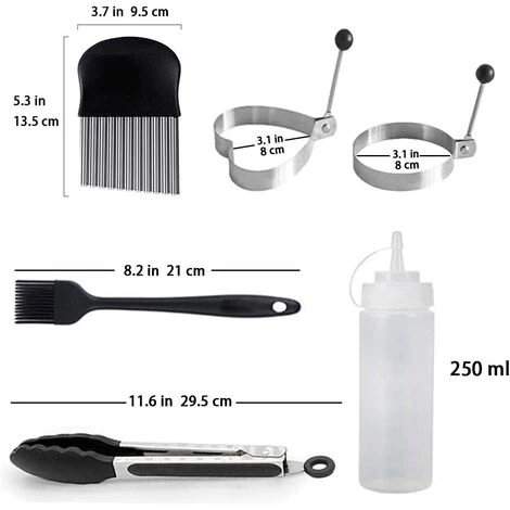 ZOLGINAH 12 Pcs Ensemble D'accessoires Pour Plaque Chauffante Professionnelle BBQ, En Acier Inoxydable Spatule Plancha - Idéal Pour Les Grillades Teppanyaki - Kit Cadeau Grill 4 ZOLGINAH 12 Pcs Ensemble D'accessoires Pour Plaque Chauffante Professionnelle BBQ, En Acier Inoxydable Spatule Plancha - Idéal Pour Les Grillades Teppanyaki - Kit Cadeau Grill – Image 4