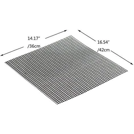 ZOLGINAH Grille Barbecue 4pcs Tapis De Cuisson Réutilisable Et Découpable Grille Anti-adhésif Pour Yaourtières Barbecue Four Cuisson 2 ZOLGINAH Grille Barbecue 4pcs Tapis De Cuisson Réutilisable Et Découpable Grille Anti-adhésif Pour Yaourtières Barbecue Four Cuisson – Image 2