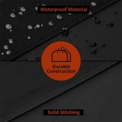 Housse Barbecue ,BBQ Couverture, De Gril Anti-UV/Anti-l'eau/Anti-l'Humidité Pour Weber, Holland, JennAir 160x68x120cm Noire FUIENKO 7 Housse Barbecue ,BBQ Couverture, De Gril Anti-UV/Anti-l'eau/Anti-l'Humidité Pour Weber, Holland, JennAir 160x68x120cm Noire FUIENKO -Accessoires de barbecue Soldes 59801306 4