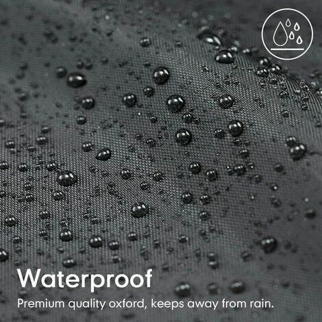 LTS FAFA Housse De Bâche Oxford 210D Robuste Protection De Gril à Gaz, Housse De Gril Anti-vent/UV/eau/humidité/poussière 147x61x117cm Noir 3 LTS FAFA Housse De Bâche Oxford 210D Robuste Protection De Gril à Gaz, Housse De Gril Anti-vent/UV/eau/humidité/poussière 147x61x117cm Noir – Image 3