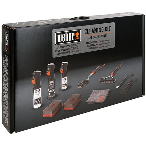 Kit De Nettoyage Pour BBQ à Gaz émaillé Weber - Noir 2 Kit De Nettoyage Pour BBQ à Gaz émaillé Weber - Noir – Image 2
