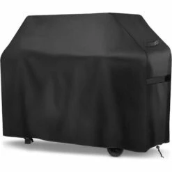 PESCE Housse Pour Barbecue,Couverture De Gril Gaz Bache De Protection Couverture Résistante Pour 420D Tissu Oxford Étanche Résistant Aux UV Et Aux Larmes, Pour Weber, Holland, Jennair Etc(150x64x119cm)