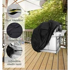 ENLENK Housse Pour Barbecue, Bache Barbecue Gaz,210D Oxford Imperméable Housse Bâche De Protection BBQ, Couverture De Grill Anti-Vent/Anti-UV/Antipoussière /aux Larmes,Convient à La Plupart Des Grils,Avoir Des Poches 7 ENLENK Housse Pour Barbecue, Bache Barbecue Gaz,210D Oxford Imperméable Housse Bâche De Protection BBQ, Couverture De Grill Anti-Vent/Anti-UV/Antipoussière /aux Larmes,Convient à La Plupart Des Grils,Avoir Des Poches -Accessoires de barbecue Soldes 60170681 3