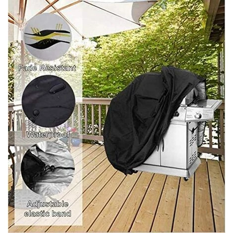 ENLENK Housse Pour Barbecue, Bache Barbecue Gaz,210D Oxford Imperméable Housse Bâche De Protection BBQ, Couverture De Grill Anti-Vent/Anti-UV/Antipoussière /aux Larmes,Convient à La Plupart Des Grils,Avoir Des Poches 3 ENLENK Housse Pour Barbecue, Bache Barbecue Gaz,210D Oxford Imperméable Housse Bâche De Protection BBQ, Couverture De Grill Anti-Vent/Anti-UV/Antipoussière /aux Larmes,Convient à La Plupart Des Grils,Avoir Des Poches – Image 3