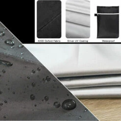 LITZEE Ustensile De Barbecue Housse De Barbecue Ronde En Tissu Oxford 420D En Tissu De Protection Anti-poussiere Pour Four Exterieur, Tissu De Protection Pour Pare-soleil Pour Meubles De Poele A Grille De Four, Modele: Noir 71x68cm 7 LITZEE Ustensile De Barbecue Housse De Barbecue Ronde En Tissu Oxford 420D En Tissu De Protection Anti-poussiere Pour Four Exterieur, Tissu De Protection Pour Pare-soleil Pour Meubles De Poele A Grille De Four, Modele: Noir 71x68cm -Accessoires de barbecue Soldes 60480493 3