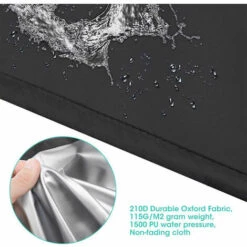 LITZEE Ustensile De Barbecue Housse De Barbecue Ronde En Tissu Oxford 420D En Tissu De Protection Anti-poussiere Pour Four Exterieur, Tissu De Protection Pour Pare-soleil Pour Meubles De Poele A Grille De Four, Modele: Noir 71x68cm 9 LITZEE Ustensile De Barbecue Housse De Barbecue Ronde En Tissu Oxford 420D En Tissu De Protection Anti-poussiere Pour Four Exterieur, Tissu De Protection Pour Pare-soleil Pour Meubles De Poele A Grille De Four, Modele: Noir 71x68cm -Accessoires de barbecue Soldes 60480493 5
