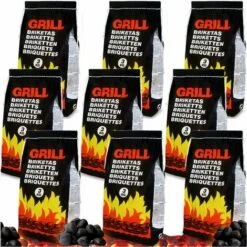 MARKENARTIKEL Briquettes De Charbon De Bois 27kg Pour Barbecue Sac De Charbon Bois BBQ Grill