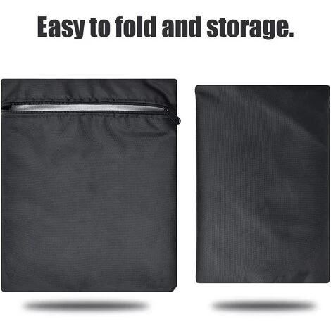 MINKUROW Couverture Du Foyer Housse De Protection Pour Brasero Réutilisable Imperméable Couverture De Gril Housse Barbecue (112 X 61cm) 4 MINKUROW Couverture Du Foyer Housse De Protection Pour Brasero Réutilisable Imperméable Couverture De Gril Housse Barbecue (112 X 61cm) – Image 4