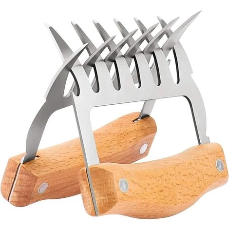 EINEMGELD Griffe De Viande, Griffes D'ours BBQ, Griffe De Viande En Acier Inoxydable, Convient Pour Le Porc, La Séparation De Poulet, Le Barbecue, Le Poulet Rôti, Etc 1 EINEMGELD Griffe De Viande, Griffes D'ours BBQ, Griffe De Viande En Acier Inoxydable, Convient Pour Le Porc, La Séparation De Poulet, Le Barbecue, Le Poulet Rôti, Etc