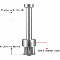TANCYCO Attendrisseur De Viande En Acier Inoxydable 304, Attendrisseur à Lame D'aiguille Ultra Tranchante Durable 21 Pour Steak, Outils De Cuisine De Viande 8 TANCYCO Attendrisseur De Viande En Acier Inoxydable 304, Attendrisseur à Lame D'aiguille Ultra Tranchante Durable 21 Pour Steak, Outils De Cuisine De Viande -Accessoires de barbecue Soldes 61201158 4