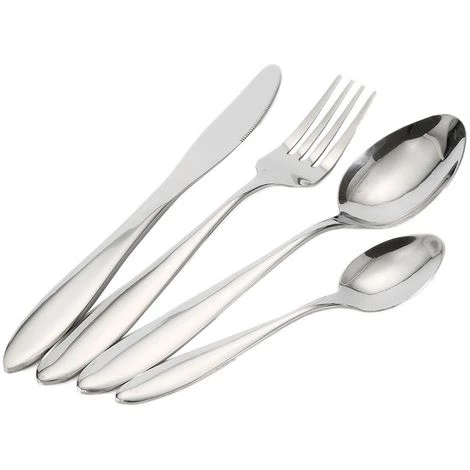 OOBEST Ménagère 24 Pièces En Acier Inoxydable MENAGERE - SERVICE COMPLET DE COUVERTS 3 OOBEST Ménagère 24 Pièces En Acier Inoxydable MENAGERE - SERVICE COMPLET DE COUVERTS – Image 3