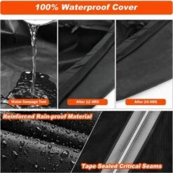 LITZEE Housse De Protection Pour BraséRos Ø 85 X 40 Cm ImperméAble,Housse Brasero RéSistant Aux UV,RéSistant à La DéChirure, Tissu Oxford 210D Housse Pour Foyer Barbecue 7 LITZEE Housse De Protection Pour BraséRos Ø 85 X 40 Cm ImperméAble,Housse Brasero RéSistant Aux UV,RéSistant à La DéChirure, Tissu Oxford 210D Housse Pour Foyer Barbecue -Accessoires de barbecue Soldes 63867230 3