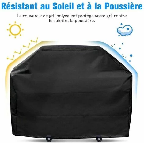 GroupM 170 * 61 * 117 Couverture De Barbecue En Plein Air En Tissu Couverture De Gril De Barbecue Couverture De Gril De Barbecue 3 GroupM 170 * 61 * 117 Couverture De Barbecue En Plein Air En Tissu Couverture De Gril De Barbecue Couverture De Gril De Barbecue – Image 3