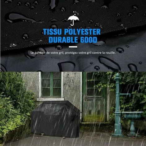 GroupM 170 * 61 * 117 Couverture De Barbecue En Plein Air En Tissu Couverture De Gril De Barbecue Couverture De Gril De Barbecue 4 GroupM 170 * 61 * 117 Couverture De Barbecue En Plein Air En Tissu Couverture De Gril De Barbecue Couverture De Gril De Barbecue – Image 4