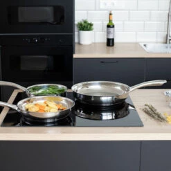 Lot De 3 Poêles 20/24/28cm Inox - Mep136 - Livoo - Inox 7 Lot De 3 Poêles 20/24/28cm Inox - Mep136 - Livoo - Inox -Accessoires de barbecue Soldes 63926675 4