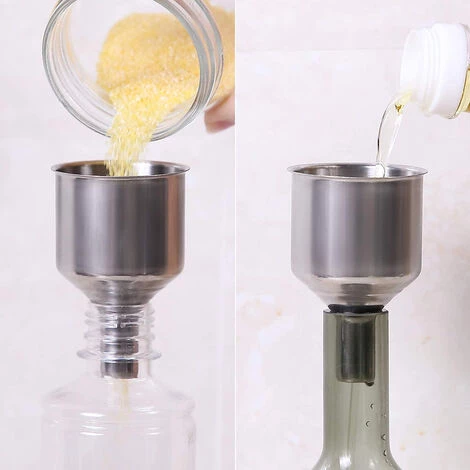 PERLE RARE Entonnoir à Confiture, Paquet Contient Pince De Bocal/3 Entonnoirs En Acier Inoxydable/Filtre, Entonnoir En Acier Inoxydable Pour Liquide Ou Confiture Et Pince De Levage De Bocal 4 PERLE RARE Entonnoir à Confiture, Paquet Contient Pince De Bocal/3 Entonnoirs En Acier Inoxydable/Filtre, Entonnoir En Acier Inoxydable Pour Liquide Ou Confiture Et Pince De Levage De Bocal – Image 4