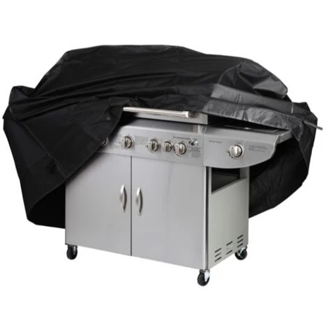 WIAN Housse De Barbecue Et Plancha, Housse Bâche Résistante De 210D Oxford Protection BBQ Couverture De Grill Anti-UV/Anti-l'eau/Anti-l'Humidité (145* 61 * 117cm) 2 WIAN Housse De Barbecue Et Plancha, Housse Bâche Résistante De 210D Oxford Protection BBQ Couverture De Grill Anti-UV/Anti-l'eau/Anti-l'Humidité (145* 61 * 117cm) – Image 2