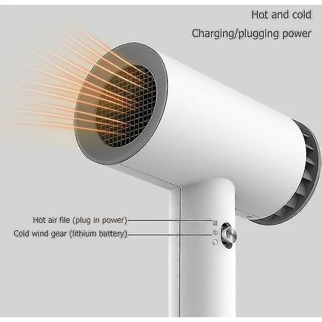 Sèche-cheveux USB Sans Fil Outils De Coiffure Rechargeables Portables Polyvalents Ménage Salon Barber Electric - (huali) THSINDE 1 Sèche-cheveux USB Sans Fil Outils De Coiffure Rechargeables Portables Polyvalents Ménage Salon Barber Electric - (huali) THSINDE
