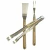 Set Pince + Fourchette + Spatule Inox Et Bois Cook'In Garden