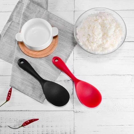 OSQI Cuillère Antiadhésive En Silicone De Cuisine 2 Pièces Ensemble De Cuillères En Silicone Cuillère De Cuisine Antiadhésive Cuillères à Riz En Silicone Scoop Revêtement Antiadhésif Pour Mélanger Et Servir 5 OSQI Cuillère Antiadhésive En Silicone De Cuisine 2 Pièces Ensemble De Cuillères En Silicone Cuillère De Cuisine Antiadhésive Cuillères à Riz En Silicone Scoop Revêtement Antiadhésif Pour Mélanger Et Servir – Image 5