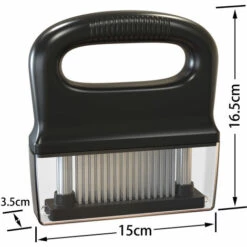 OSQI Attendrisseur De Viande Avec Brosse De Nettoyage Et 48 Lames D'aiguille Ultra Tranchantes En Acier Inoxydable, Outil De Cuisson Pour Attendrisseur De Steak De Boeuf/porc/poulet 9 OSQI Attendrisseur De Viande Avec Brosse De Nettoyage Et 48 Lames D'aiguille Ultra Tranchantes En Acier Inoxydable, Outil De Cuisson Pour Attendrisseur De Steak De Boeuf/porc/poulet -Accessoires de barbecue Soldes 65503528 5