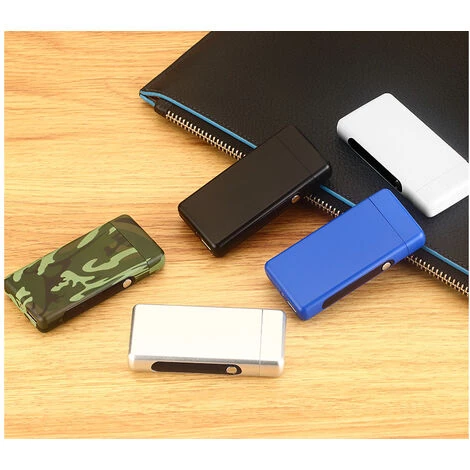 CATHERINE Briquet électrique Briquet à Arc Rechargeable USB Briquet à Plasma Coupe-vent Briquet Sans Flamme à Double Arc Briquet Rechargeable, (Camouflage) 4 CATHERINE Briquet électrique Briquet à Arc Rechargeable USB Briquet à Plasma Coupe-vent Briquet Sans Flamme à Double Arc Briquet Rechargeable, (Camouflage) – Image 4