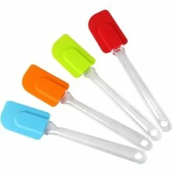 YIDOMDE Spatule Silicone De Cuisine,Ustensiles En Silicone 6 Pack Comme Ustensiles De Cuisine Antiadhésifs Include Cullière Spatule Etc, Pour Cuisine Et Faire Des Gâteaux(Noir)