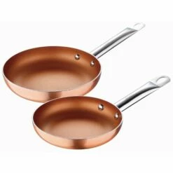 BRICOMARTEAU Ensemble De Poêle San Ignacio Cuivre Aluminium Aluminium Forgé (2 Pcs) 8 BRICOMARTEAU Ensemble De Poêle San Ignacio Cuivre Aluminium Aluminium Forgé (2 Pcs) -Accessoires de barbecue Soldes 66010317 4