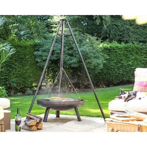 Grille De Cuisson Sur Trépied Réglable D65cm La Hacienda 3 Grille De Cuisson Sur Trépied Réglable D65cm La Hacienda – Image 3