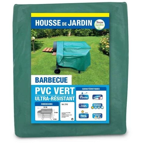 TERRE JARDIN Housse De Barbecue En PVC - Extérieur 2 TERRE JARDIN Housse De Barbecue En PVC - Extérieur – Image 2