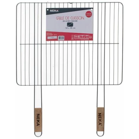 Secret De Gourmet - Grille De Barbecue Rectangulaire 38 X 50 Cm - Acier 2 Secret De Gourmet - Grille De Barbecue Rectangulaire 38 X 50 Cm - Acier – Image 2