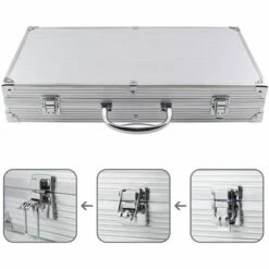 TODECO Lot D'Ustensiles Pour Barbecue, Set D'Ustensiles Bbq Pour Grillades, 18 Ustensiles En Acier Inoxydable, Mallette En Aluminium, Matériau: Alliage En Aluminium 7 TODECO Lot D'Ustensiles Pour Barbecue, Set D'Ustensiles Bbq Pour Grillades, 18 Ustensiles En Acier Inoxydable, Mallette En Aluminium, Matériau: Alliage En Aluminium -Accessoires de barbecue Soldes 9300241 3